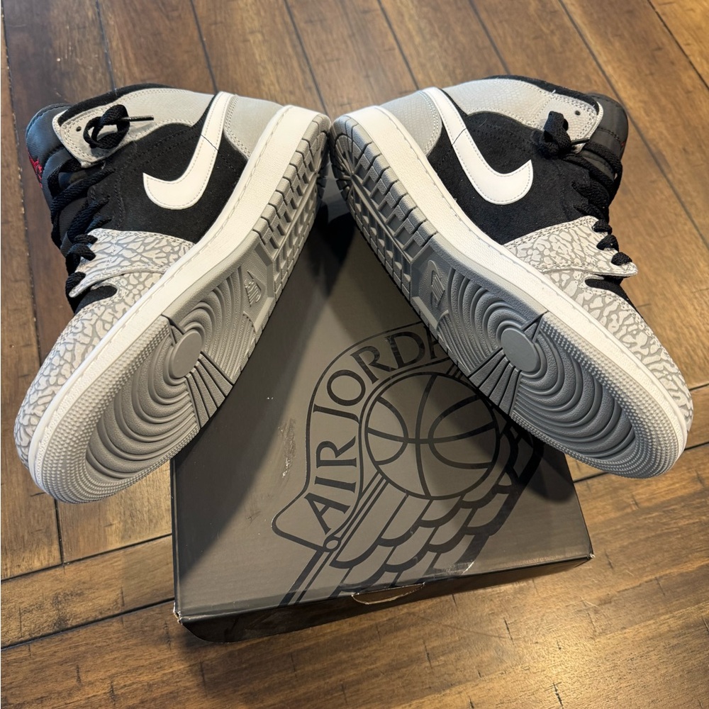Nike Air Jordan Black and Gray Sneakers